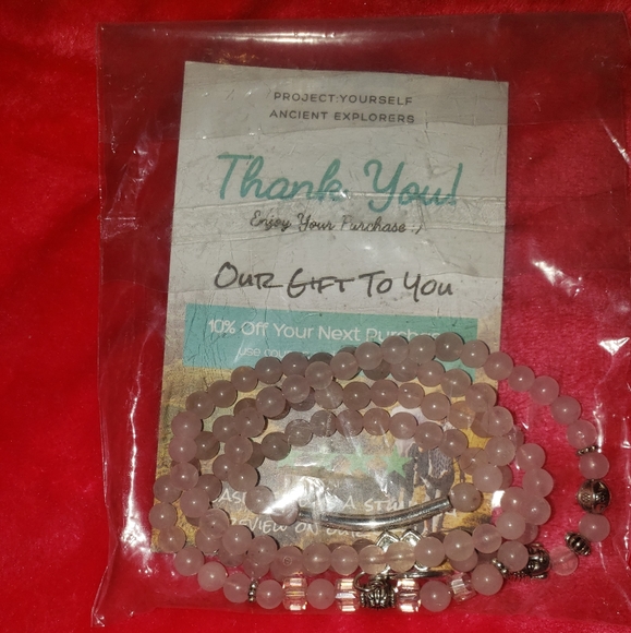 The Loving Healer Rose Quartz Mala - Picture 4 of 4